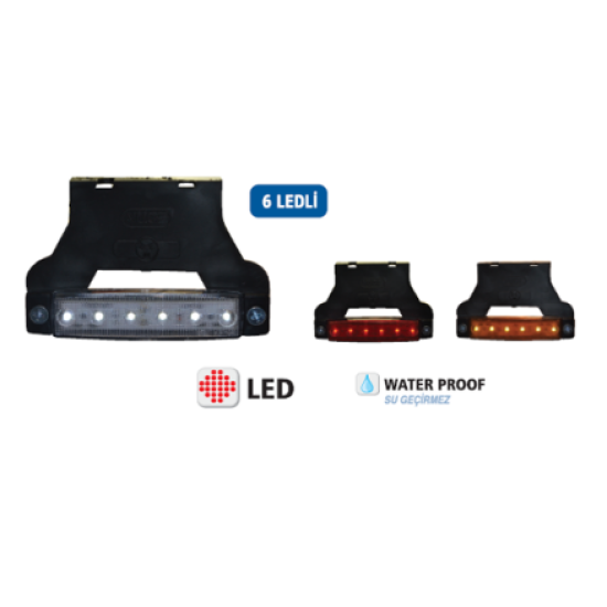 BRAKETLİ İŞIQ LEDLİ