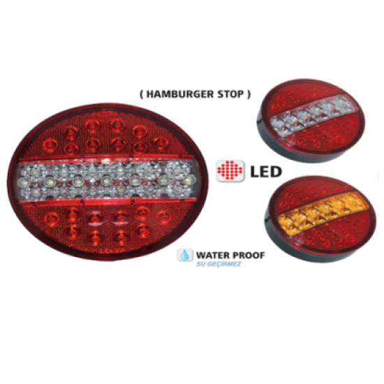 4 FUNKSİYALI DEKORATİV STOP İŞIQ