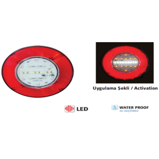 NEON ANGEL STOP İŞIĞI 4 FUNKSİYALI