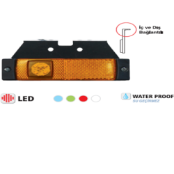 YENİ MODEL SİDE MARKER BRAKETLİ İŞIQ